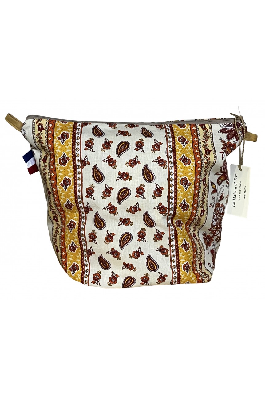 Trousse de toilette Provençale motifs cachemire