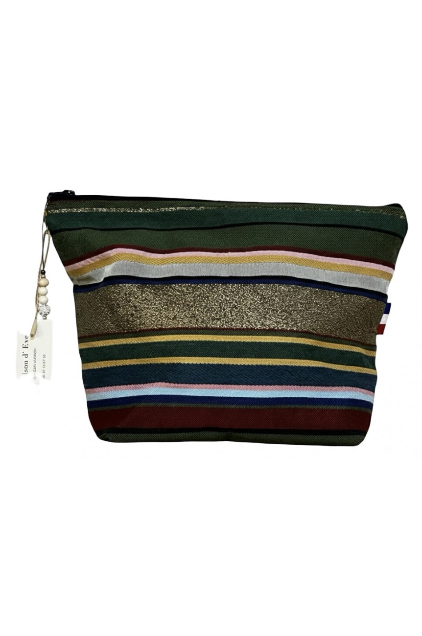 Trousse de toilette rayures