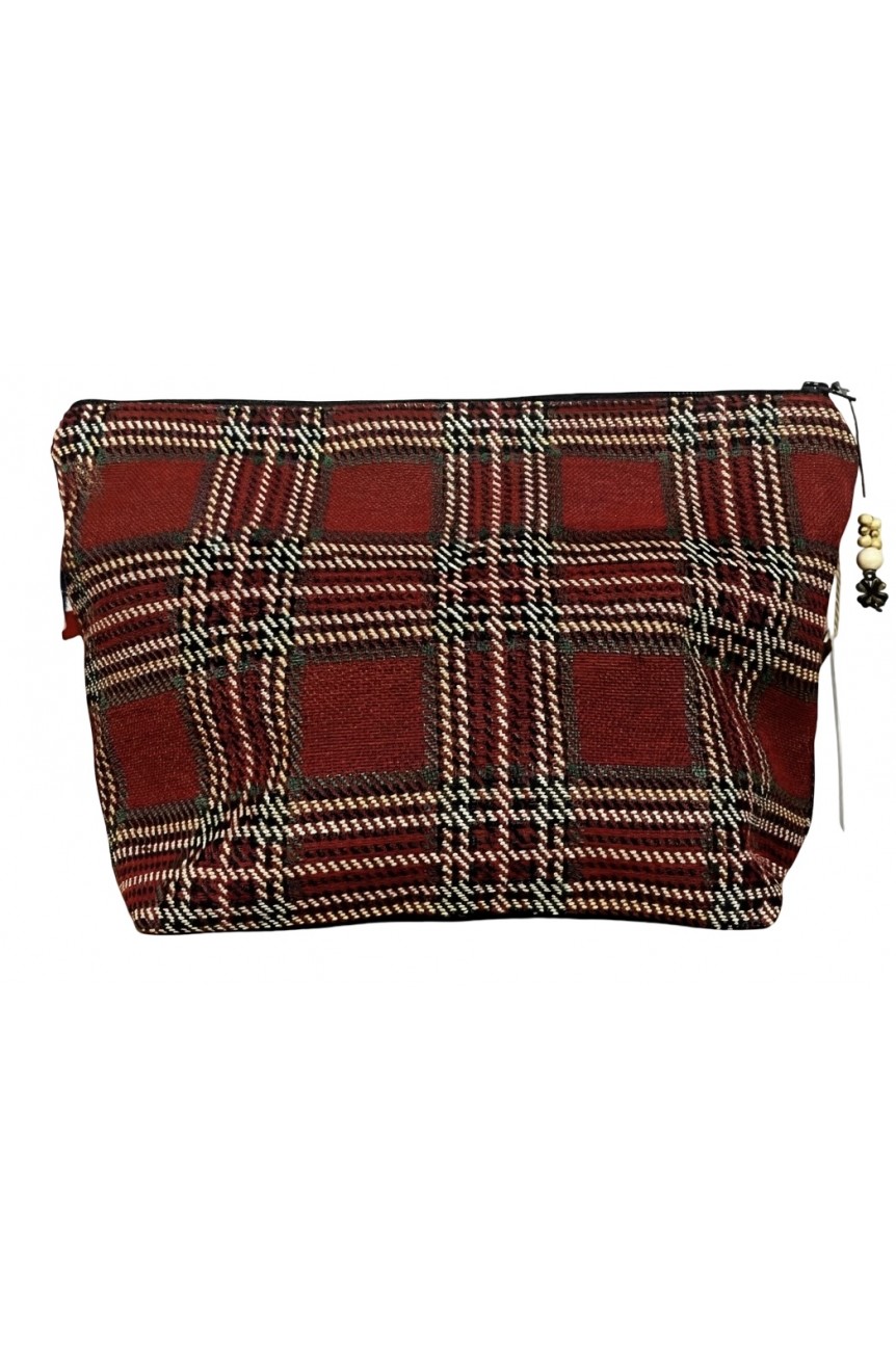 Trousse de toilette écossais