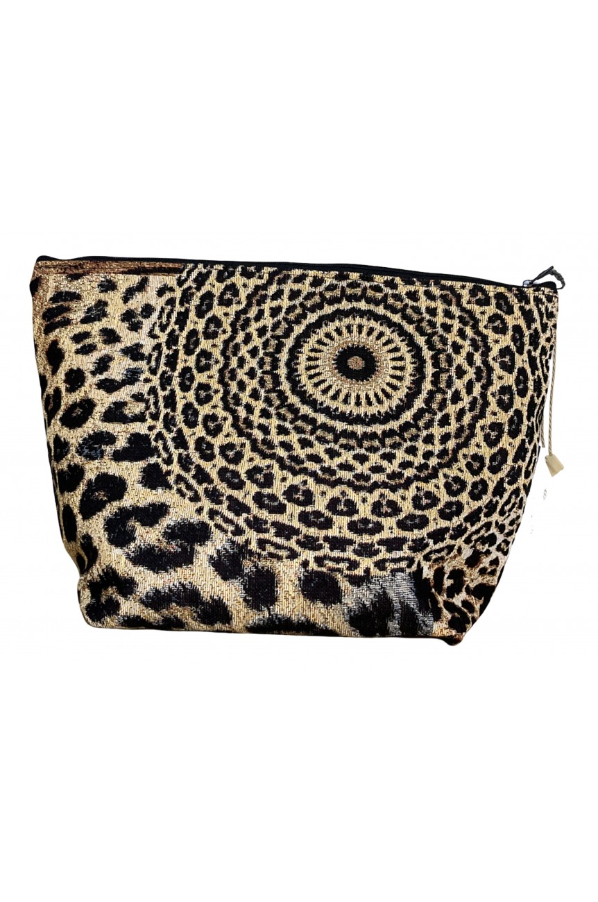 Trousse de toilette léopard
