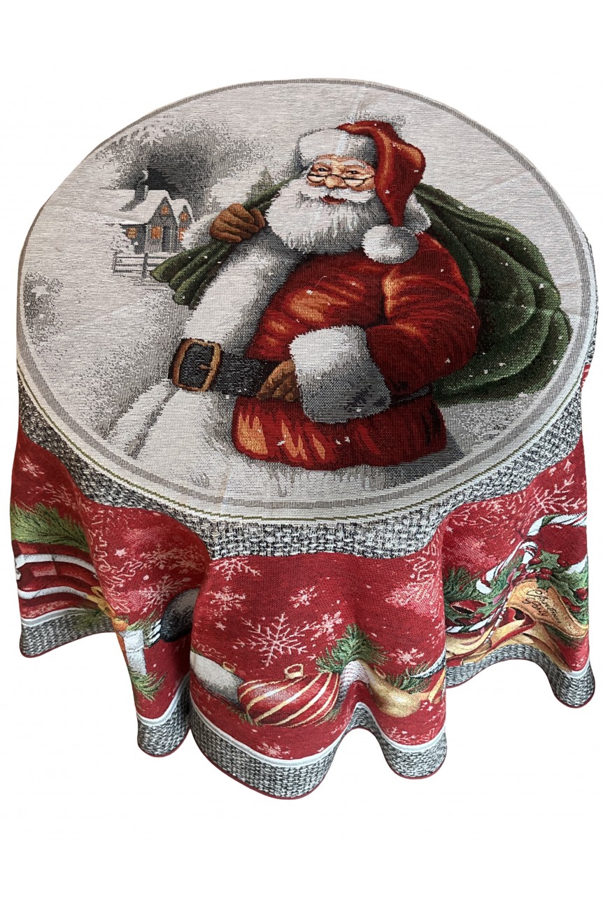Nappe Jacquard "Père Noel"