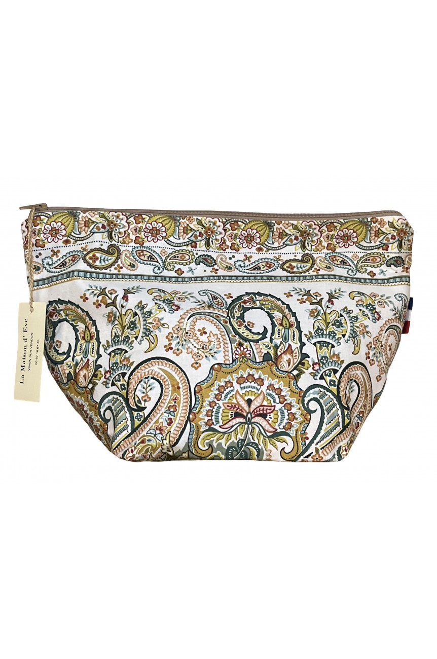 Trousse de toilette Provençale motifs cachemire
