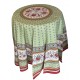 Nappe ronde provençale verte