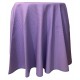 Nappe ronde piqué mauve