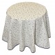 Nappe ronde Panama coton / lin lavande