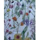 Nappe rectangulaire Panama " Jardin de fleurs sauvages"