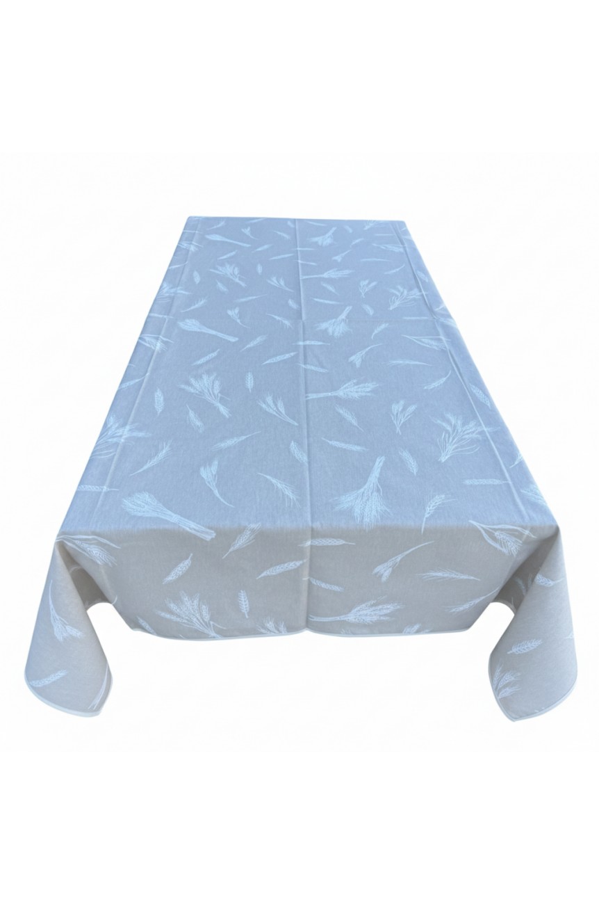 Nappe rectangulaire Panama " Moisson dorée" coton / LIN