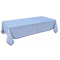 Nappe rectangulaire Panama coton / lin "Brins de lavande"