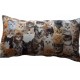 housse de coussins motif chats