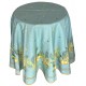 Nappe ronde citron et mimosa verte- Douceur de Provence