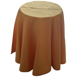 Nappe ronde piqué Jaune Or