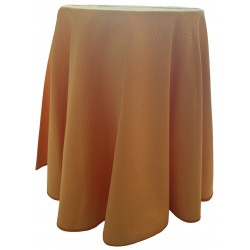 Nappe ronde piqué Jaune Or