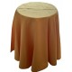 Nappe ronde piqué Jaune Or