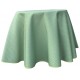 Nappe ronde piqué vert amande