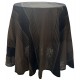 Nappe ronde Bayadère 100% lin 170cm