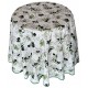 Nappe ronde 100% Coton- Douceur d'Olive