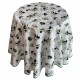 Nappe ronde 100% Coton- Douceur d'Olive