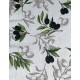 Nappe ronde 100% Coton- Douceur d'Olive