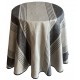 Nappe ronde Bayadère 100% lin 170cm