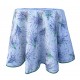 Nappe ronde enduite "Lavande" Prenium - 100 % coton