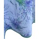Nappe ronde enduite "Lavande" Prenium - 100 % coton