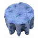 Nappe ronde enduite "Lavande" Prenium - 100 % coton