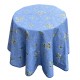 Nappe ronde enduite "olive" Classique - 100 % coton