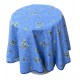 Nappe ronde enduite "olive" Classique - 100 % coton