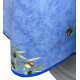 Nappe ronde enduite "olive" Classique - 100 % coton