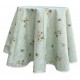 Nappe ronde "olives" Classique - 100 % coton