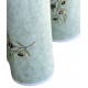 Nappe ronde "olives" Classique - 100 % coton