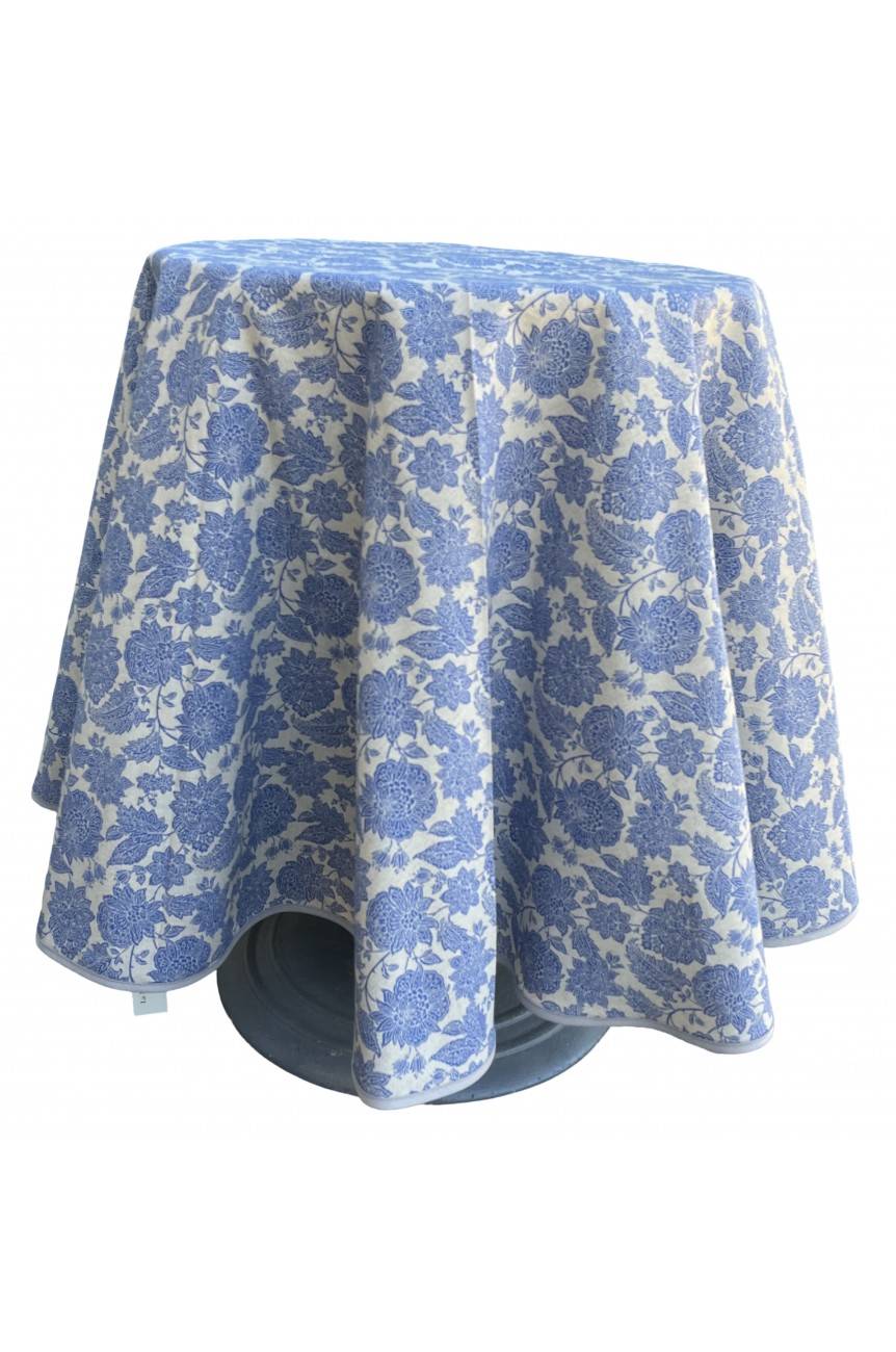 Nappe ronde Palace Bleue