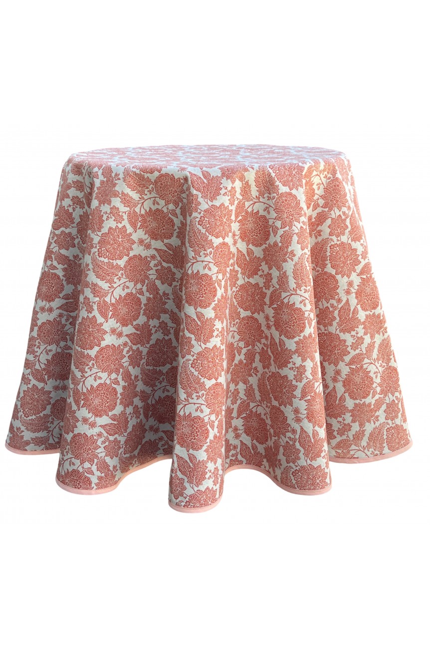 Nappe ronde Palace orange