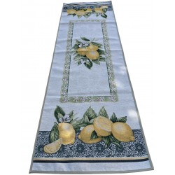 Chemin de table  Jacquard Citron 47x140m