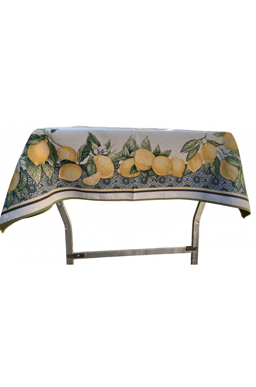 Carré Jacquard Citrons 140 x140
